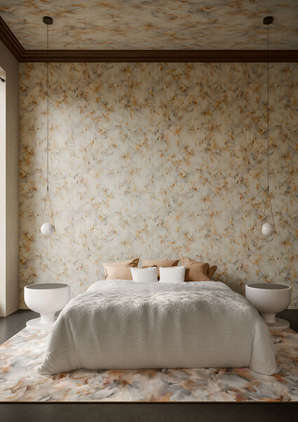 Tapety v podzimním interiéru: víc než jen výrazné vzory